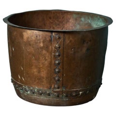 Antique 19th Century Victorian Copper Planter