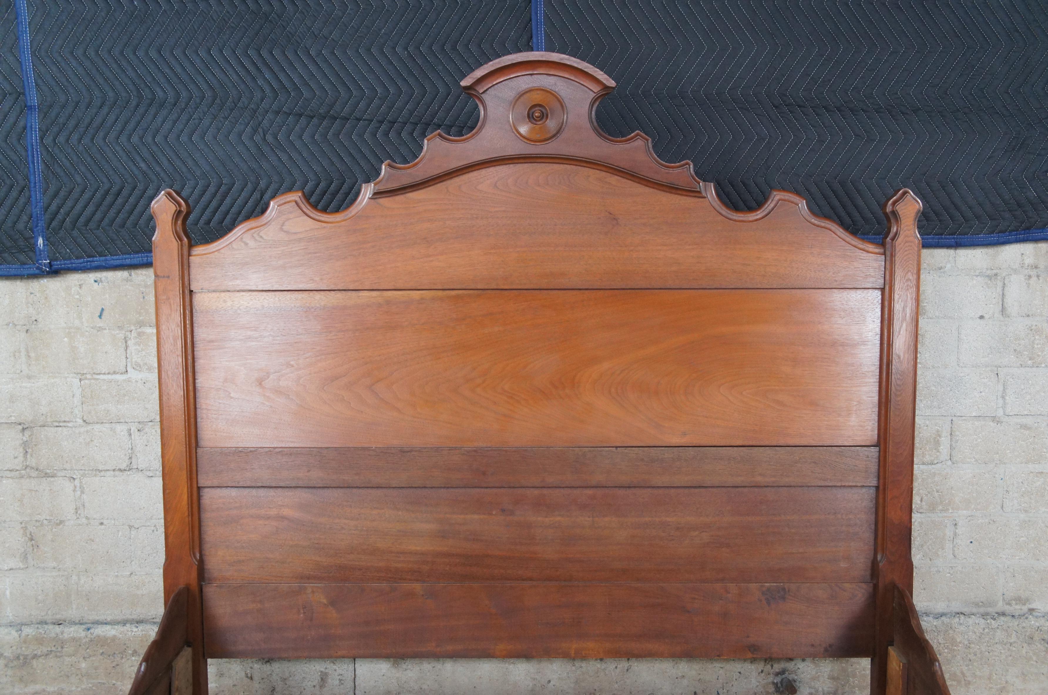 victorian bed frame wood