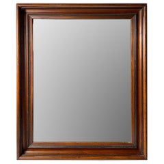 Antique 19th Century Victorian Ebonized Banding Mirror / Frame