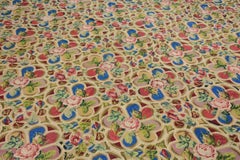Antique 19th Century Victorian English Needlepoint Carpet
