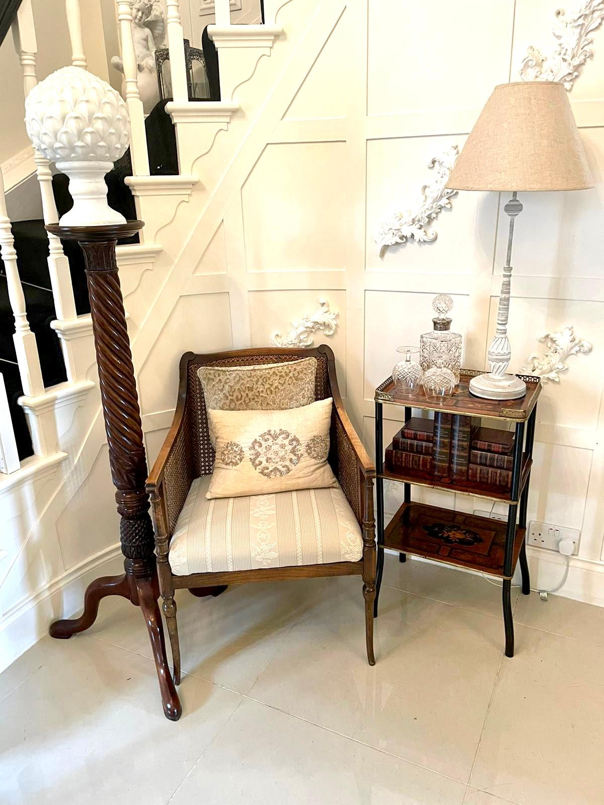 Francese Antique French del 19° secolo, intarsiato, Etagere / Scaffalatura in vendita