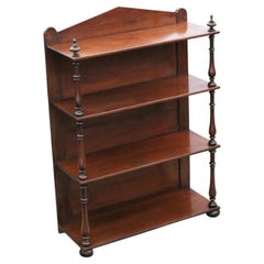 Antique 19th Century Victorian Mahogany Floor or Wall Shelves / Bookcase – Fine