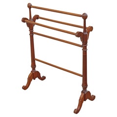 Antique 19th Century Victorian Mahogany Towel Stand – Quality Period Furniture
