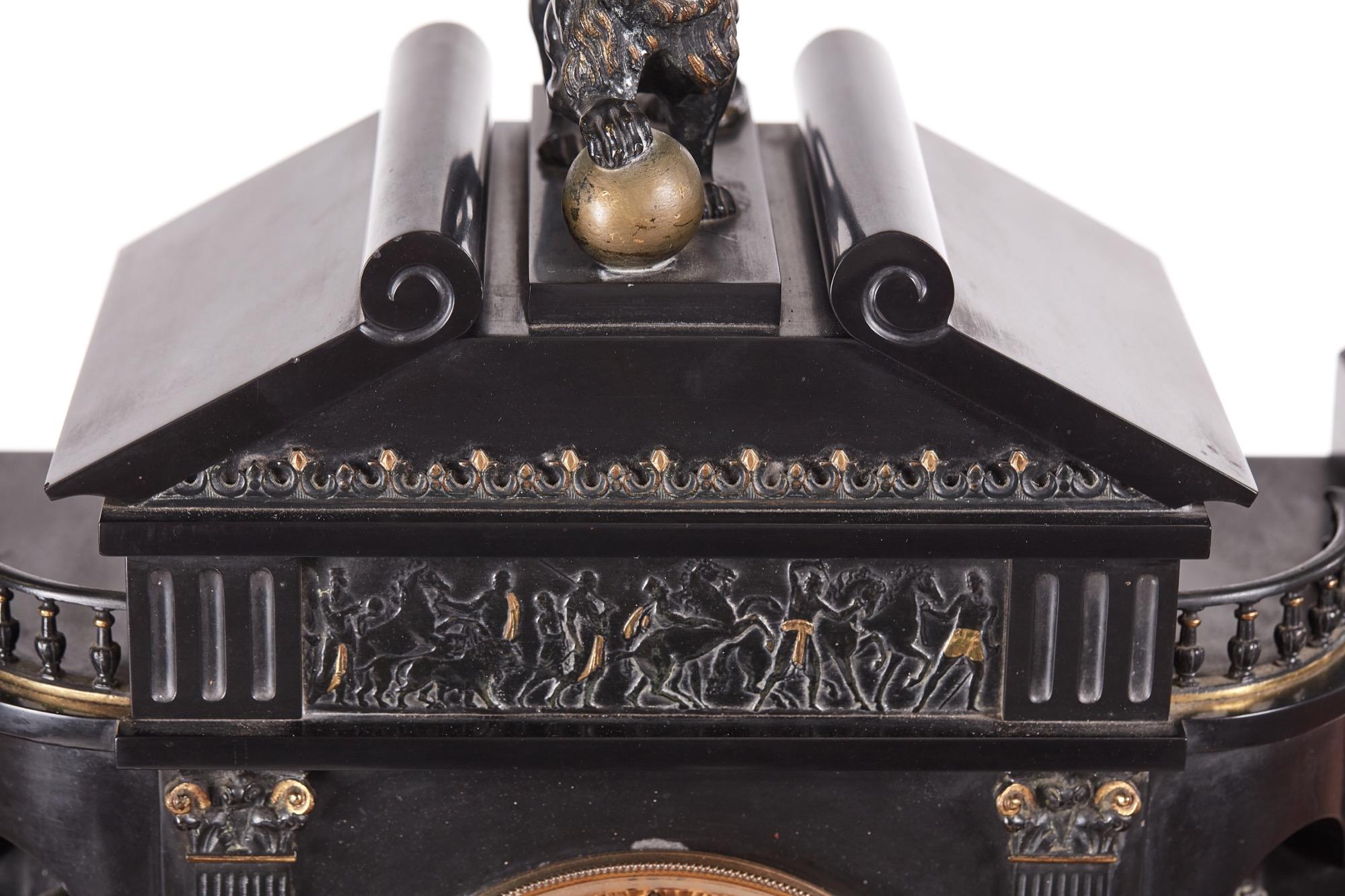 japy freres marble mantel clock