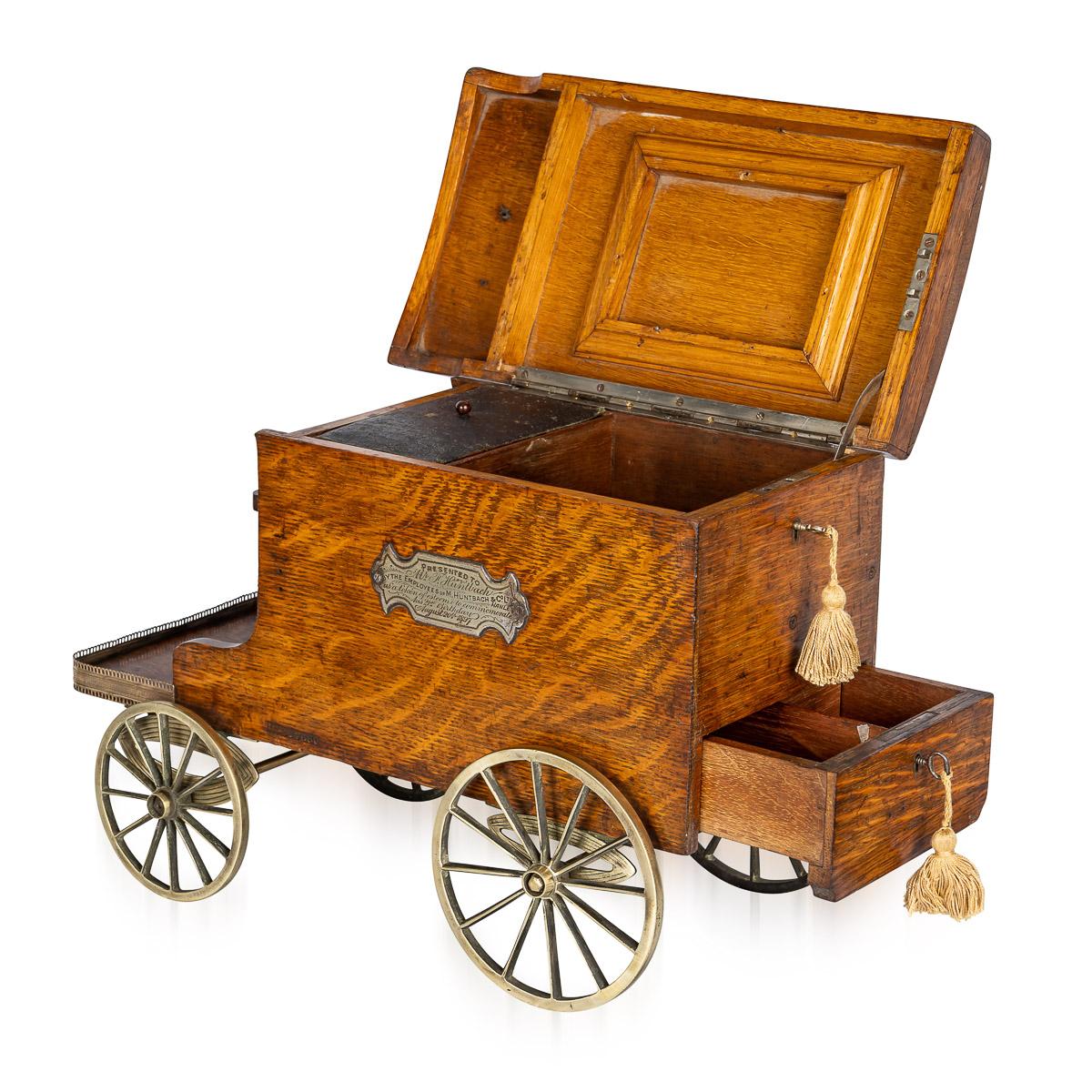Late 19th Century Antique 19th Century Victorian Novelty Smokers Compendium Carriage c.1890