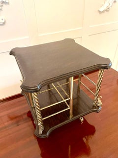 Antique 19th Century Victorian Oak Revolving Bookcase