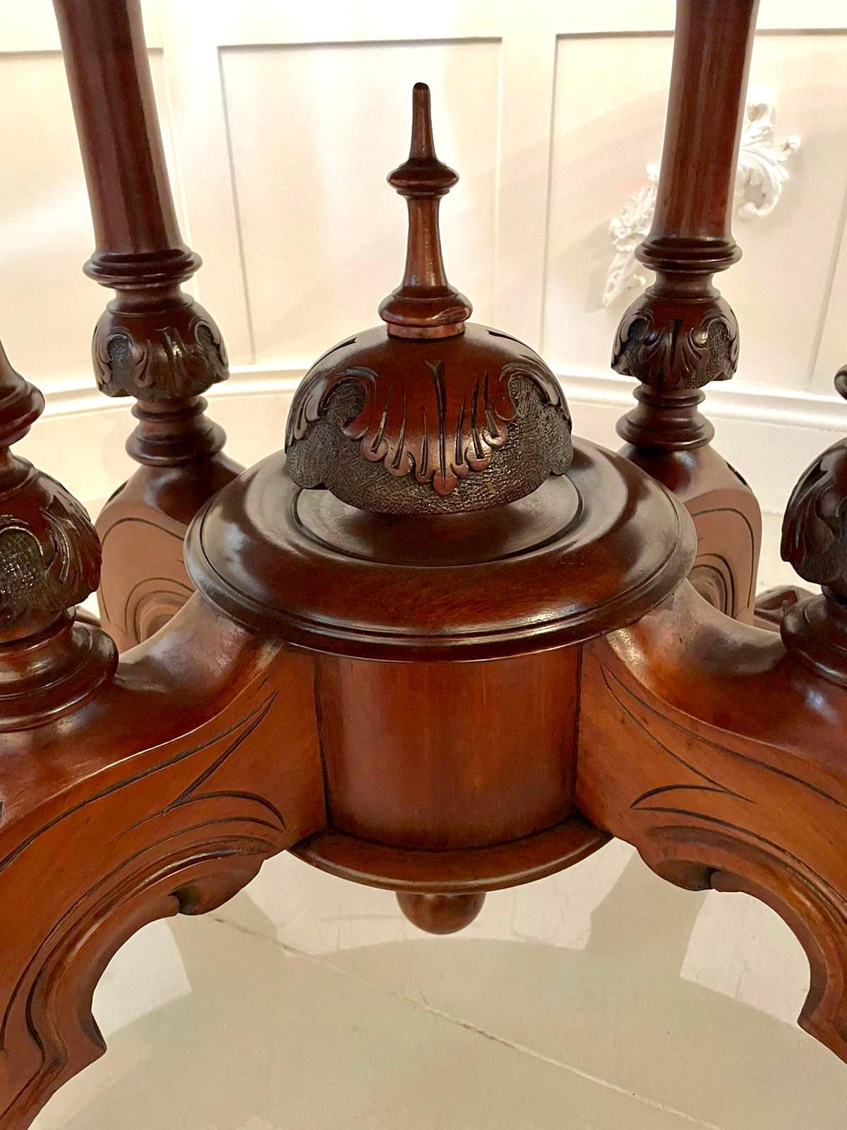Antique 19th Century Victorian Oval Mahogany Centre Table 1