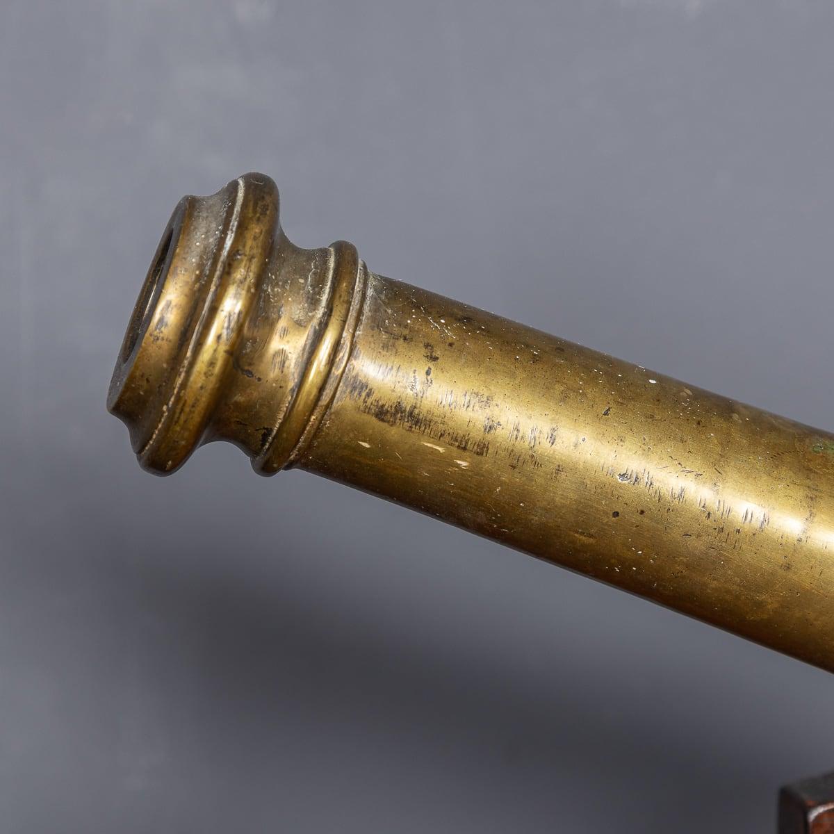 Antique 19th Century Victorian Pair Of Bronze Signal Cannons c.1890 5