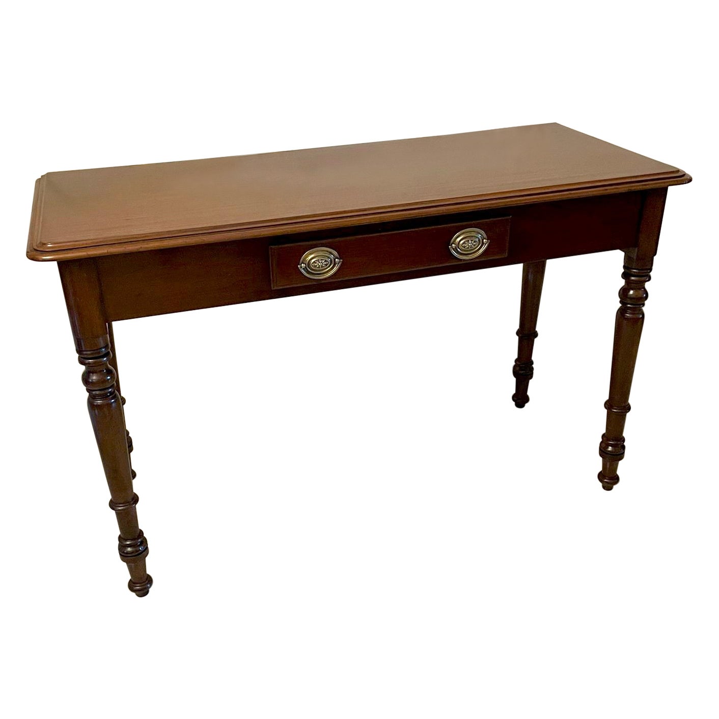 Antique 19th Century Victorian Quality Mahogany Side / Console Table For Sale