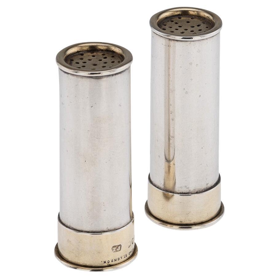 Antique 19th Century Victorian Salt & Pepper Shotgun Cartridges, London c.1883