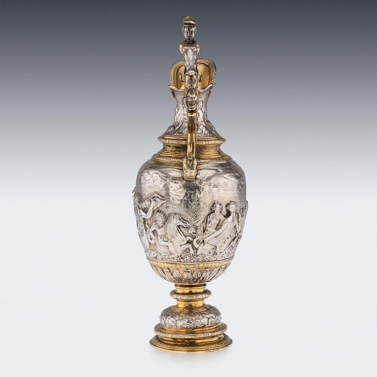 Altro Antico calice da vino vittoriano in argento e dorato del XIX secolo, Elkington & Co. c.1870 in vendita