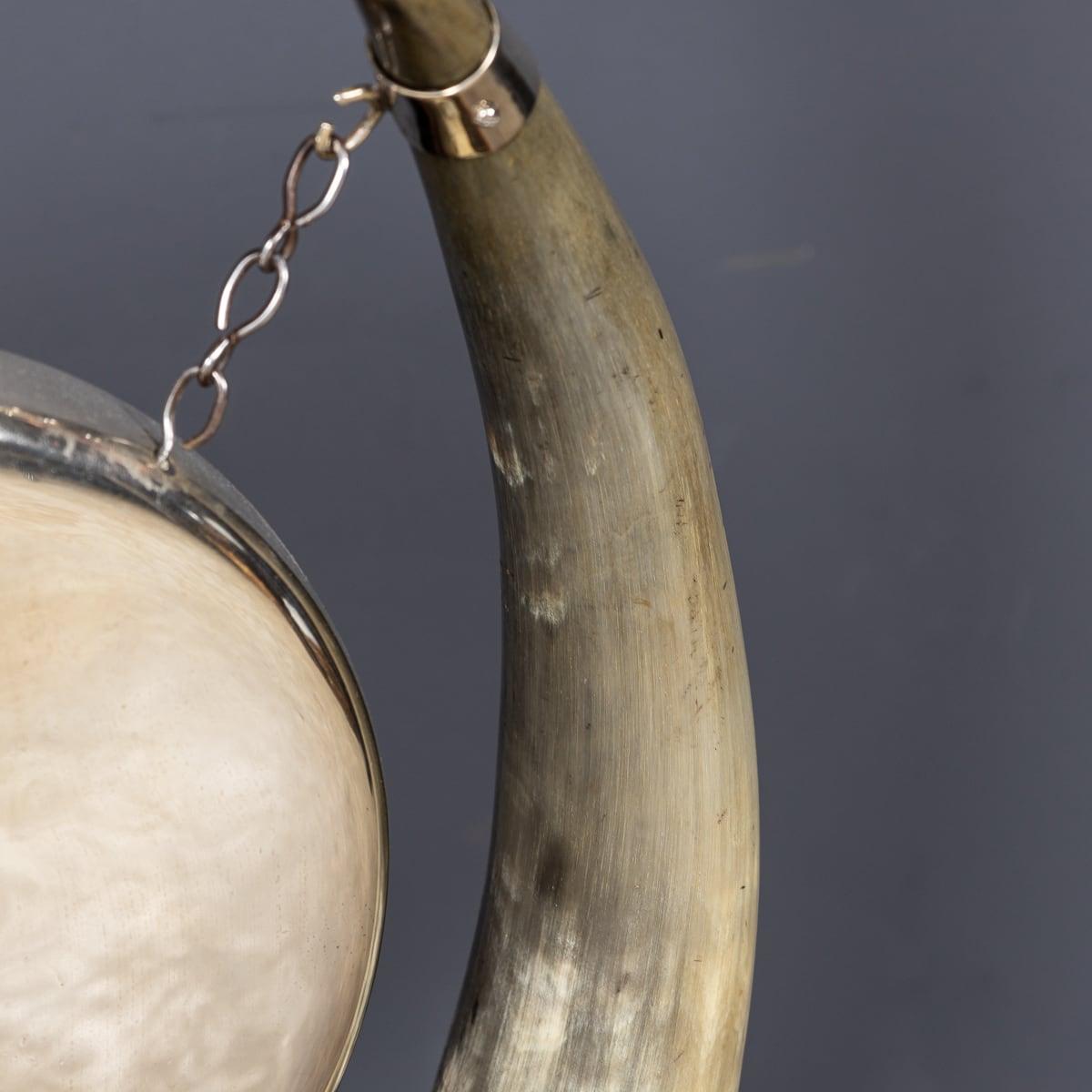 Antique 19th Century Victorian Silver Plated Dinner Gong, Walker & Hall c.1890 4