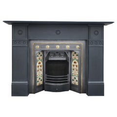 Antique 19th Century Victorian Slate Fireplace Surround