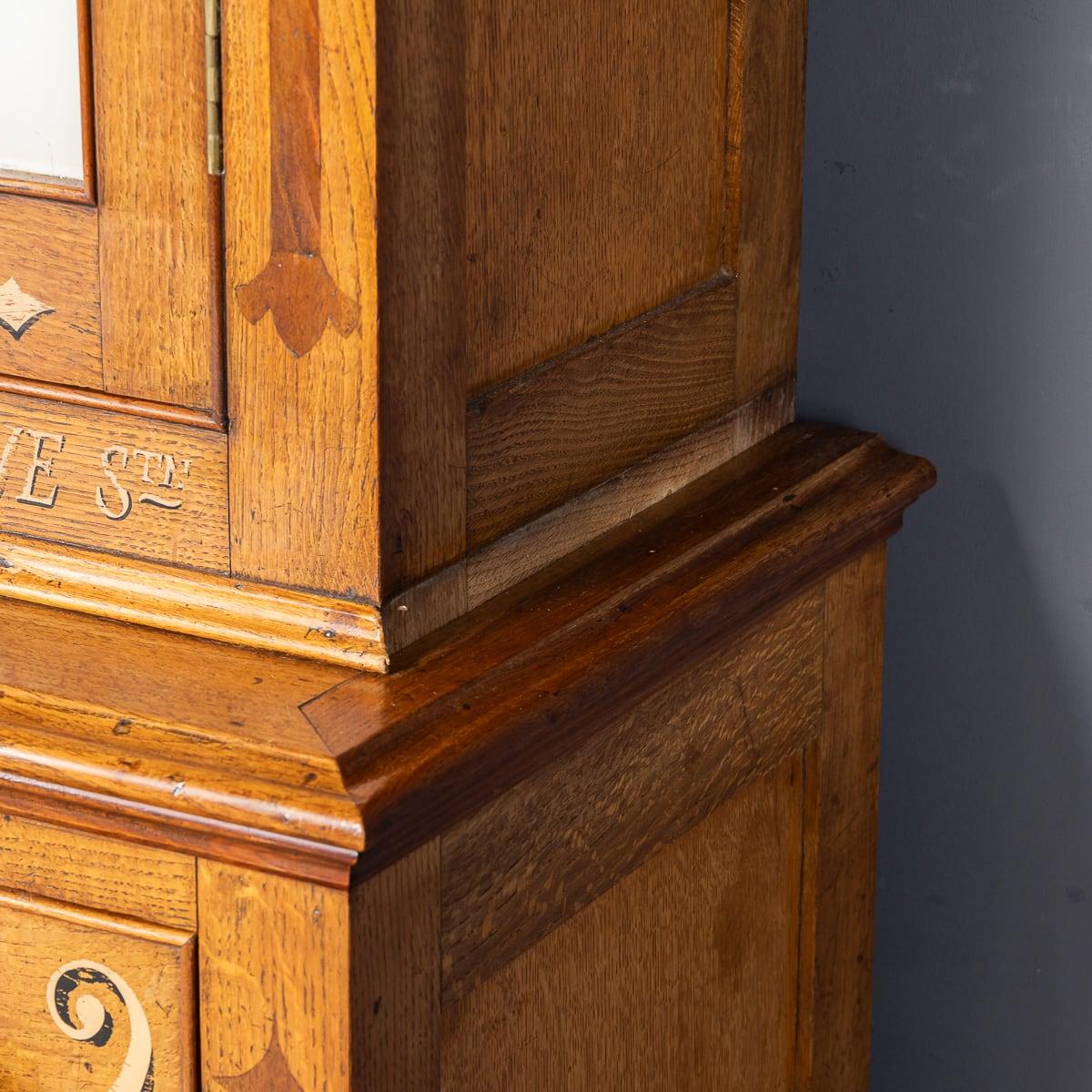 Antique 19th Century Victorian Solid Oak & Glass Dresser, Later Painted c.1890 For Sale 6