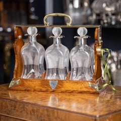 Antique 19th Century Victorian Solid Silver Tantalus Set, Betjemann's c.1897