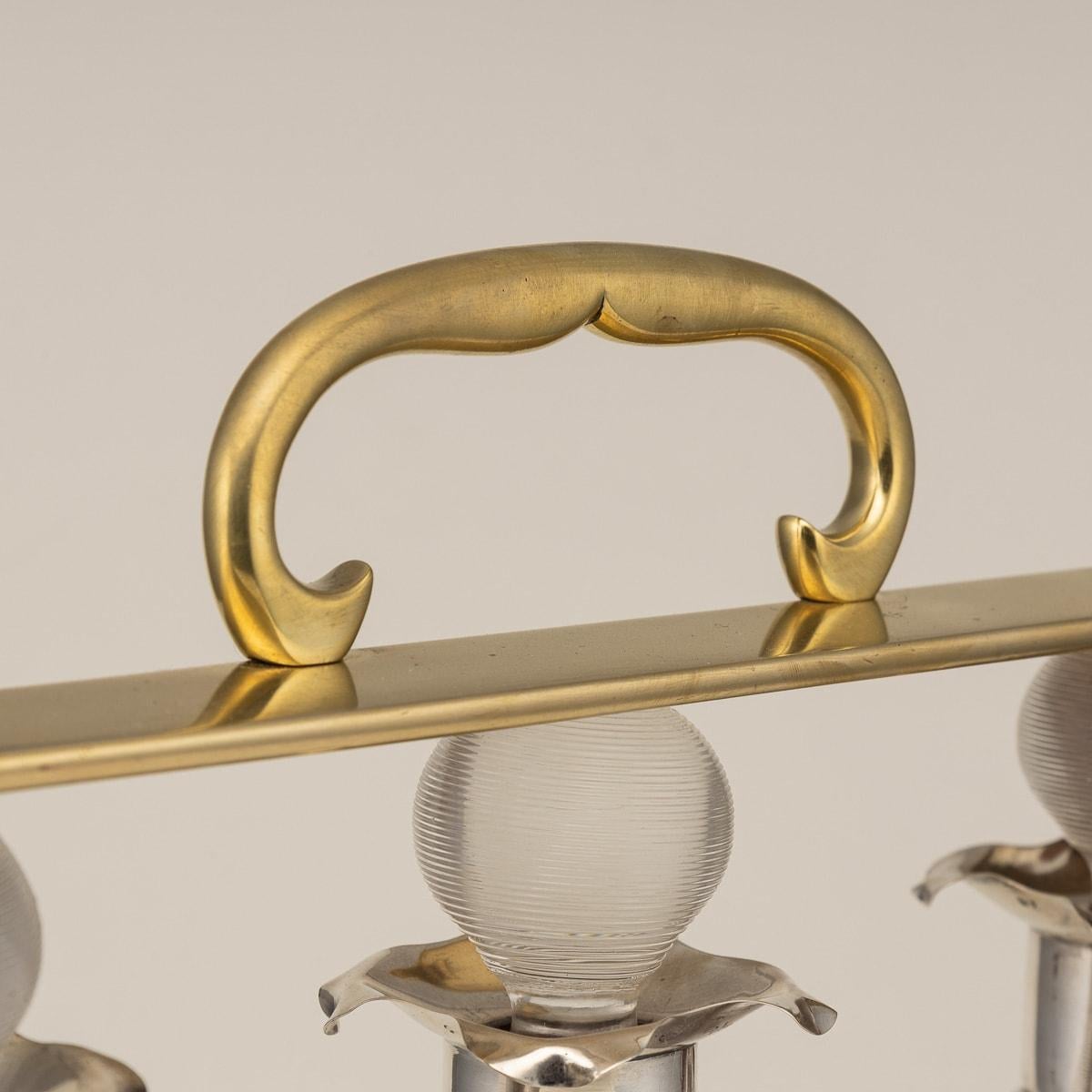 Antique 19th Century Victorian Solid Silver Tantalus Set, Betjemann's c.1897 For Sale 2