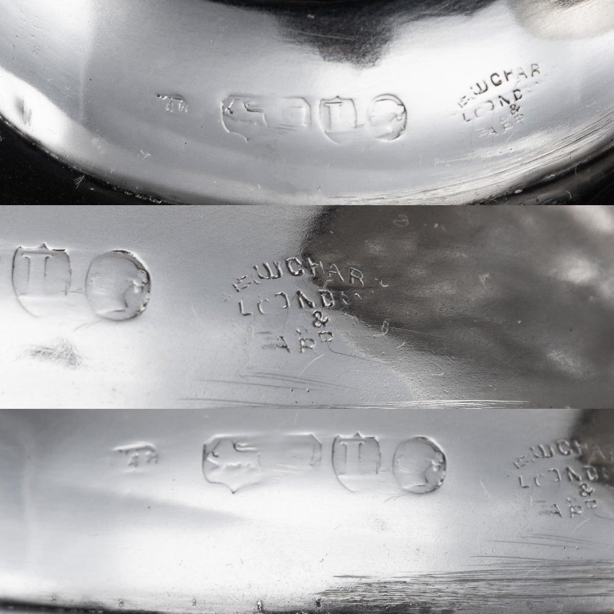 Antica zuccheriera in argento massiccio vittoriana del XIX secolo a forma di noce, 1886 ca. in vendita 10