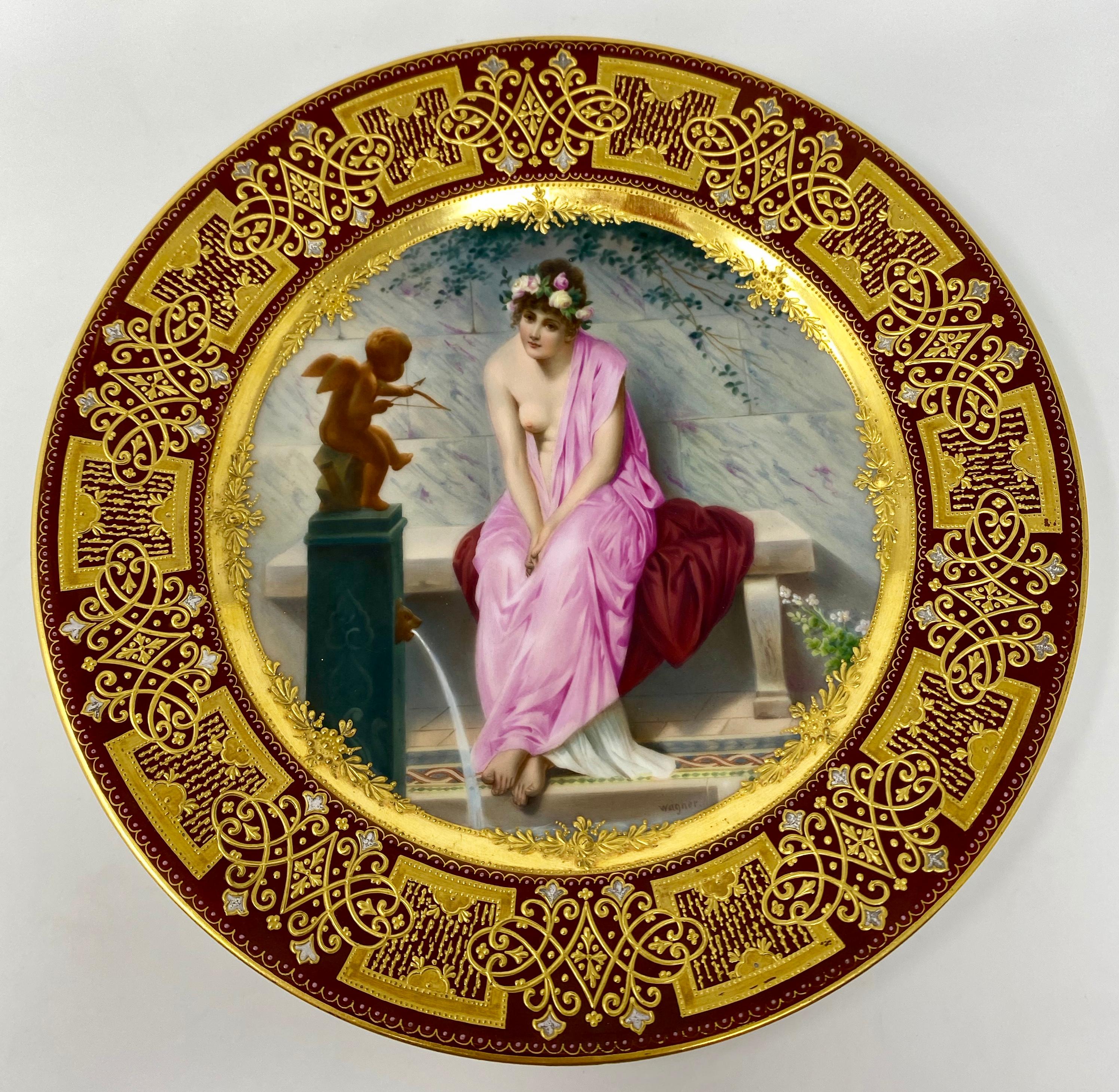 This is a beautiful plate, executed to museum quality standards. 
