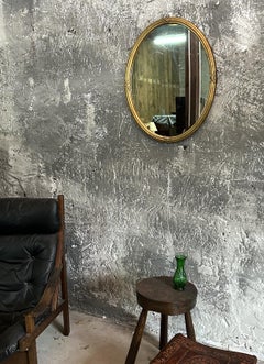 Antique Mirror del XIX secolo in legno dorato