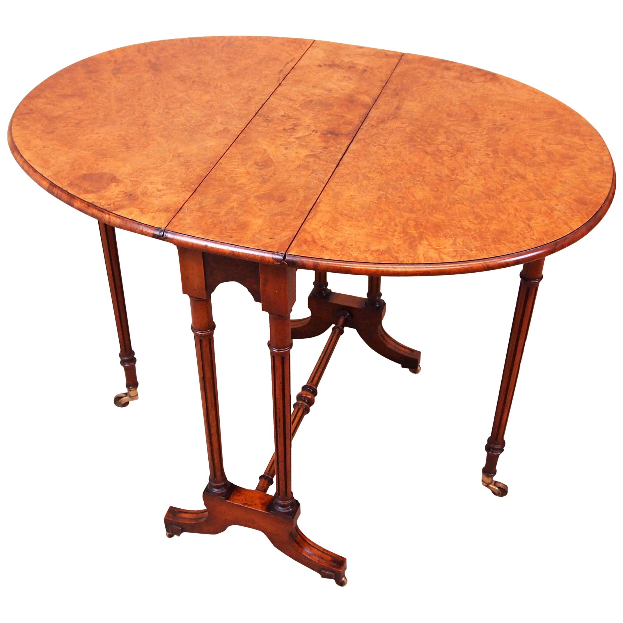 Antique 19th Century Walnut Baby Sutherland Table