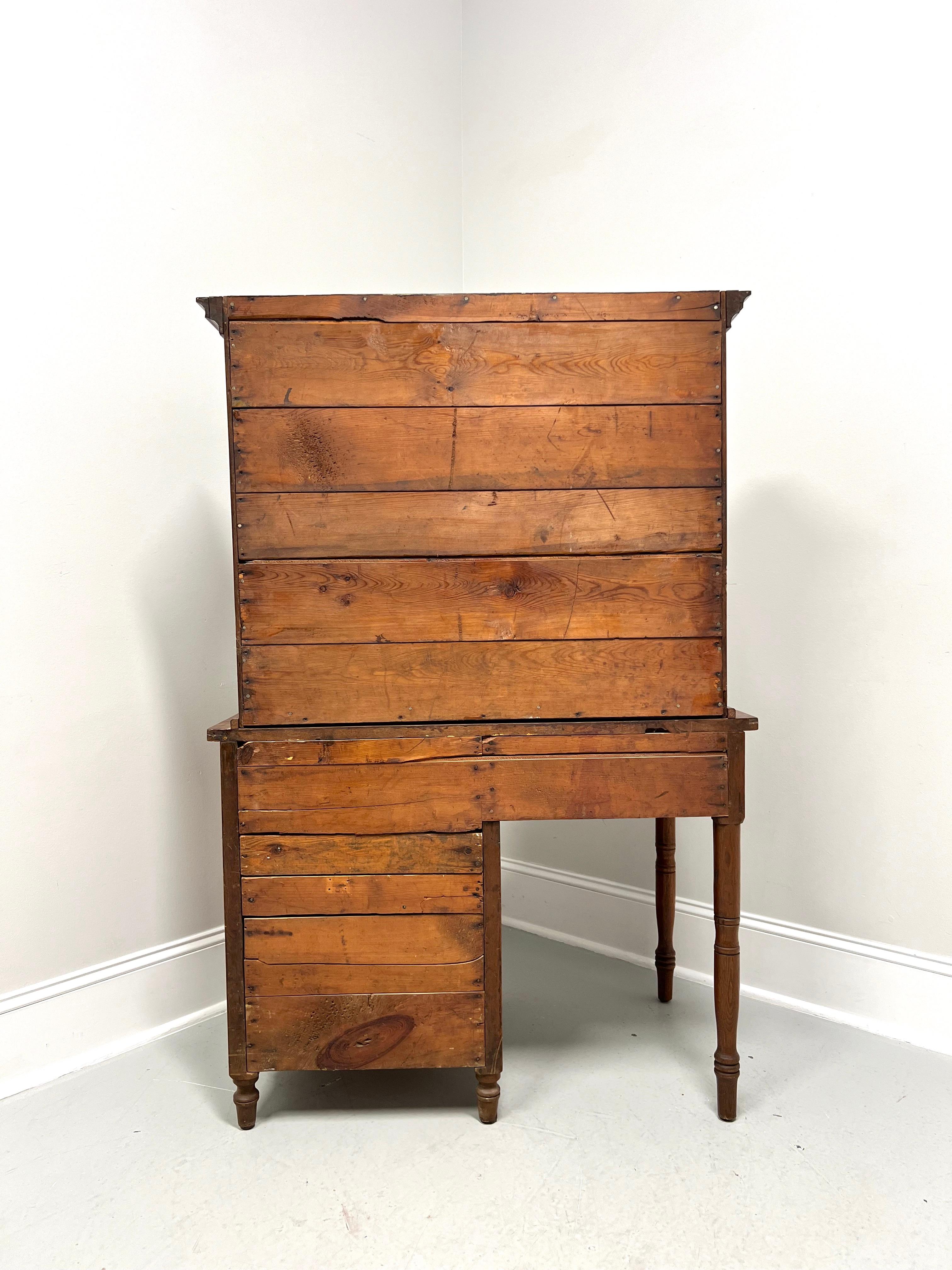 American Craftsman Antique 19th Century Walnut Shenandoah Valley Moravian Plantation / Postal Desk For Sale