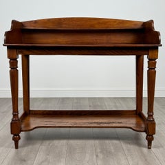 Meuble de toilette ancien du 19ème siècle en chêne (REF AF-3641)