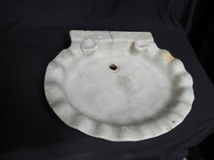 Antique 19th Century White Marble Sink