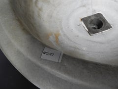 Antique 19th Century White Marble Sink