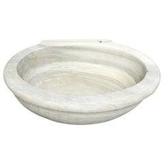 Antique 19th Century White Marble Sink