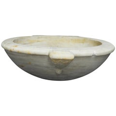 Antique 19th Century White Marble Sink