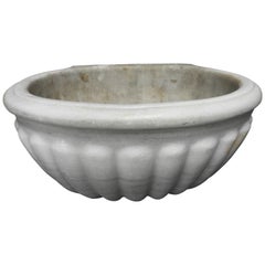 Antique 19th Century White Marble Sink