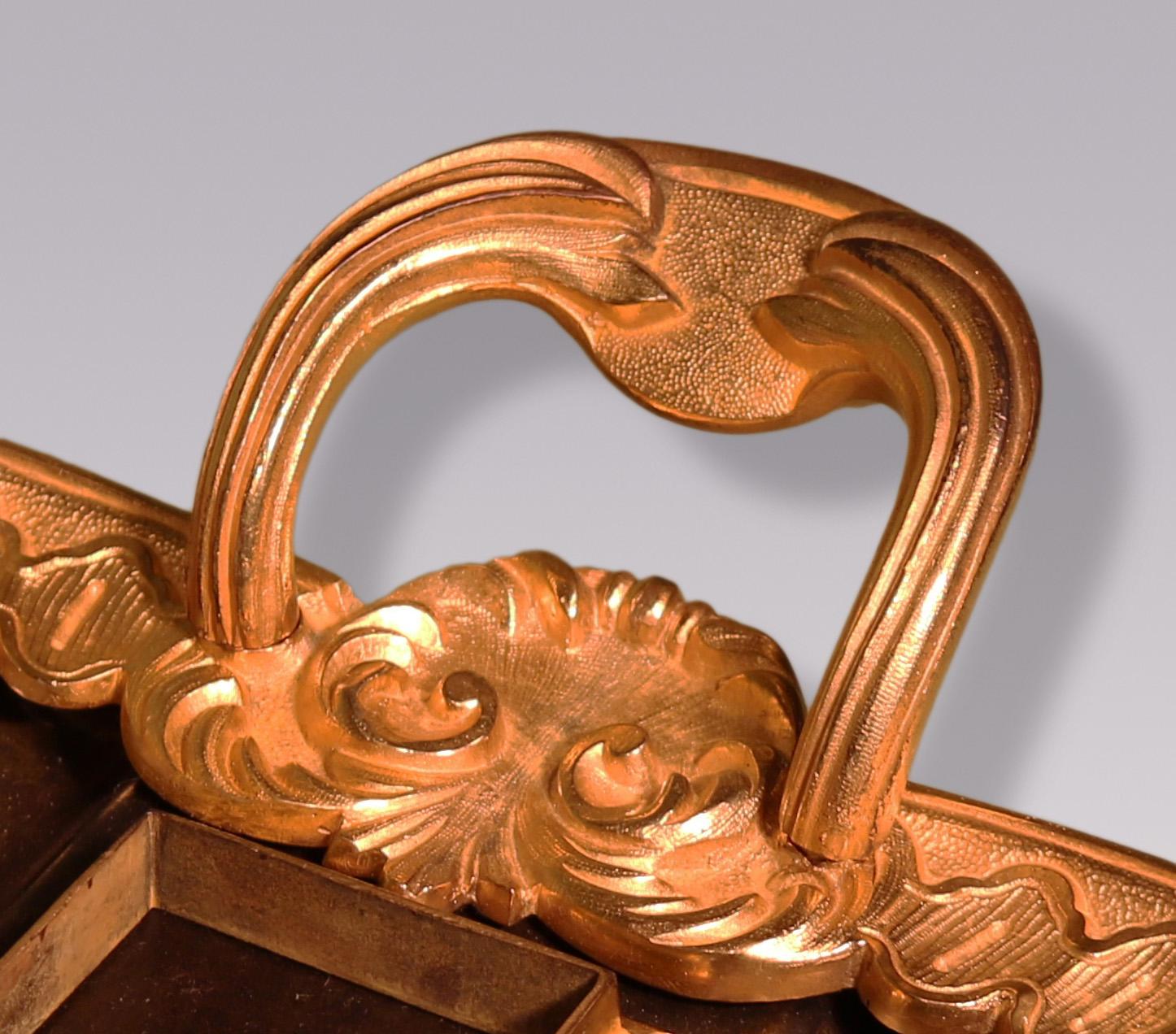 Ancien bureau William IV du 19ème siècle en bronze et bronze doré Bon état - En vente à London, GB