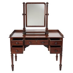 Antique 19th Century William IV Mahogany Dressing/Vanity Table