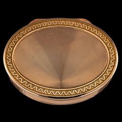 Antique 19th Century French 18-Karat Gold Snuff Box, circa 1830