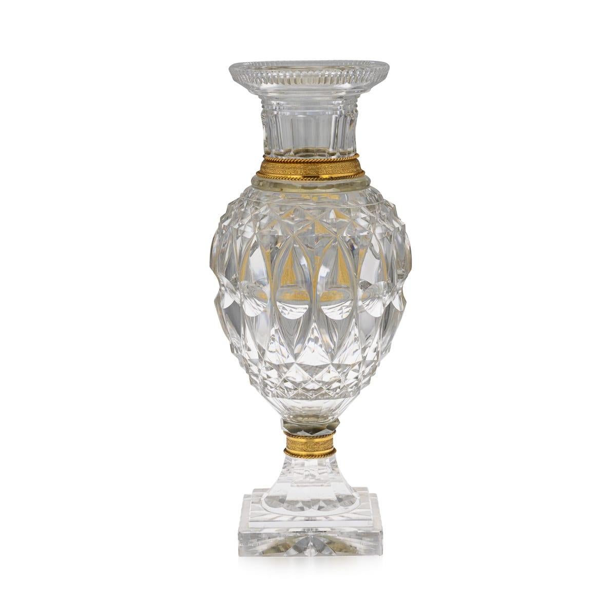 Antique 19thC French Baccarat & Ormolu Mounted 