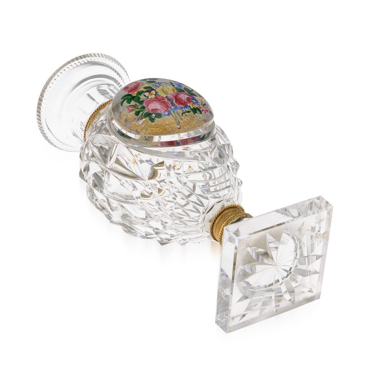 Antique 19thC French Baccarat & Ormolu Mounted 