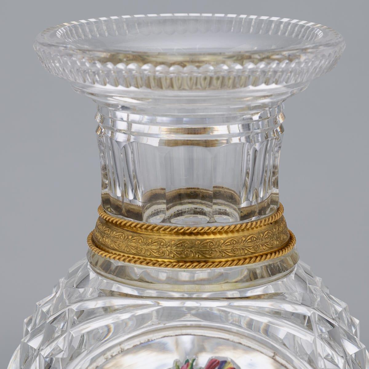 Antique 19thC French Baccarat & Ormolu Mounted 