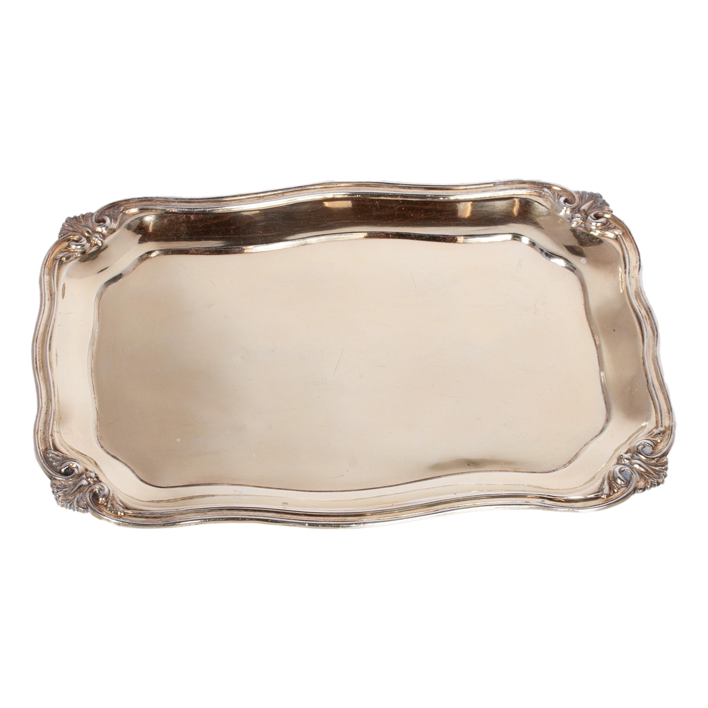 Antique 19thC Imperial Russian Silver Rococo Tray Adolf Sper St. Petersburg 1845 For Sale 4