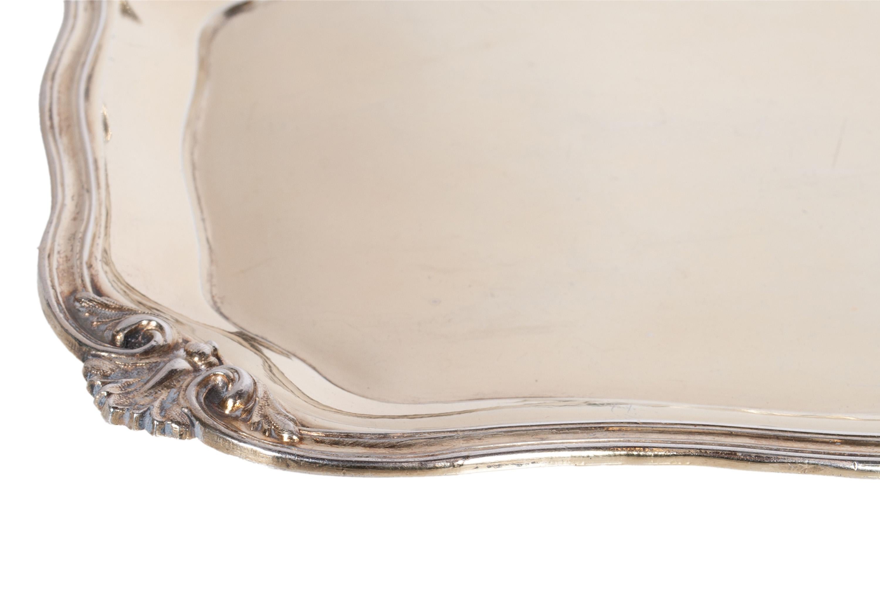 Antique 19thC Imperial Russian Silver Rococo Tray Adolf Sper St. Petersburg 1845 For Sale 8