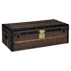 Antique 19thC Louis Vuitton Trunk In Damier Canvas, France c.1890