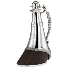 Antique 19Thc Victorian Solid Silver Novelty Horse Decanter, Louis Dee C.1883