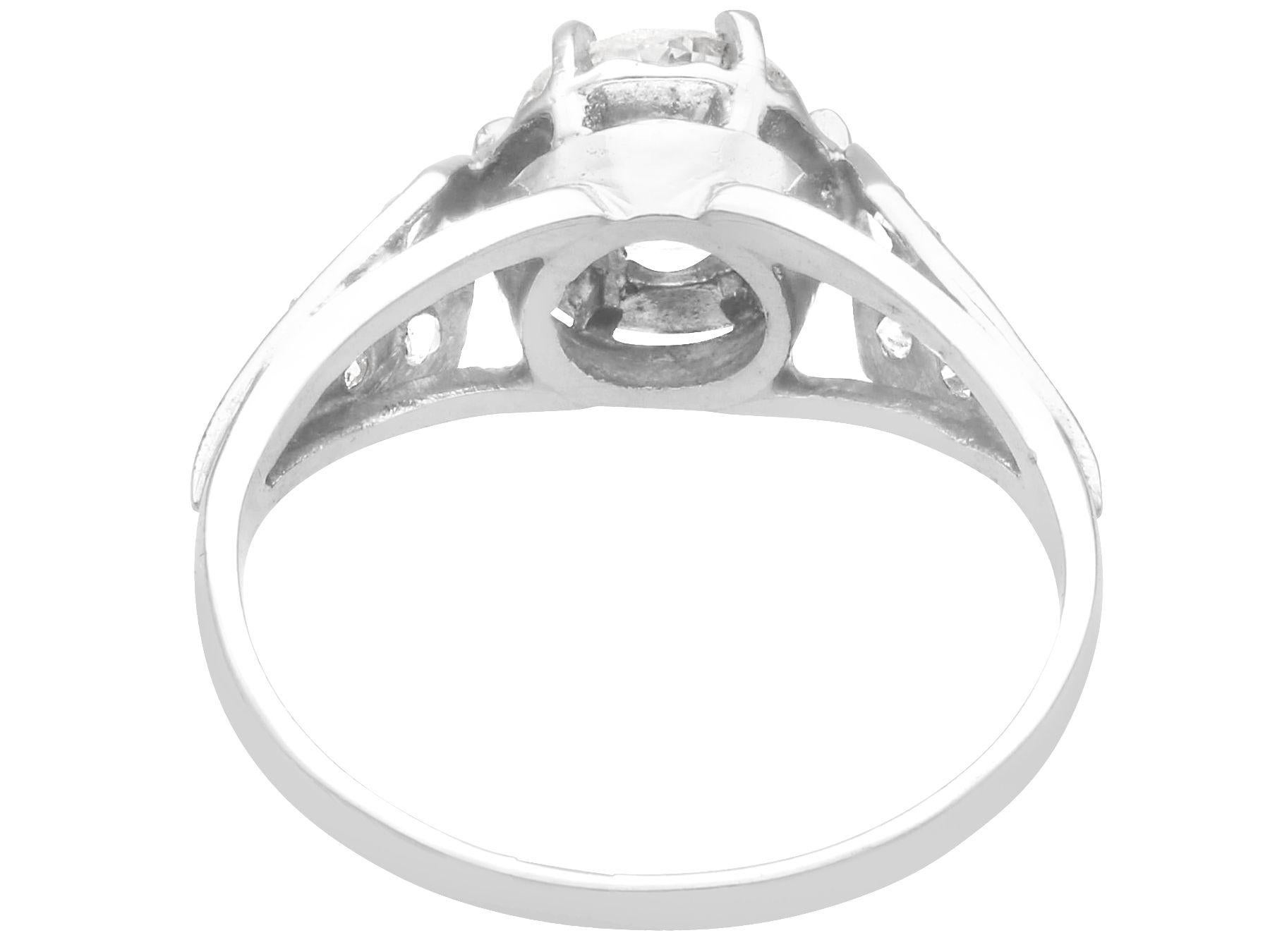 platinum 1ct diamond ring