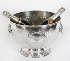 Antique "1st Lancashire Rifle" Silver Plated Wine Cooler Elkington 19th Century