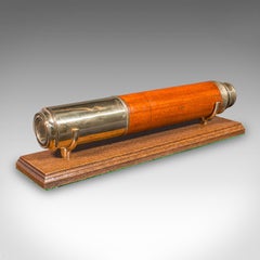 Antique 2 Draw Telescope, English, Maritime, Day or Night, Richardson, Regency