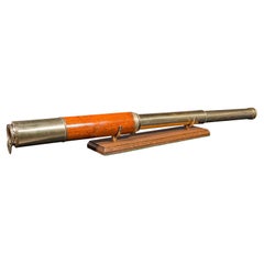 Antico Telescopio a 2 estrazioni, Inglese, Marittimo, Diurno o notturno, Richardson, Regency