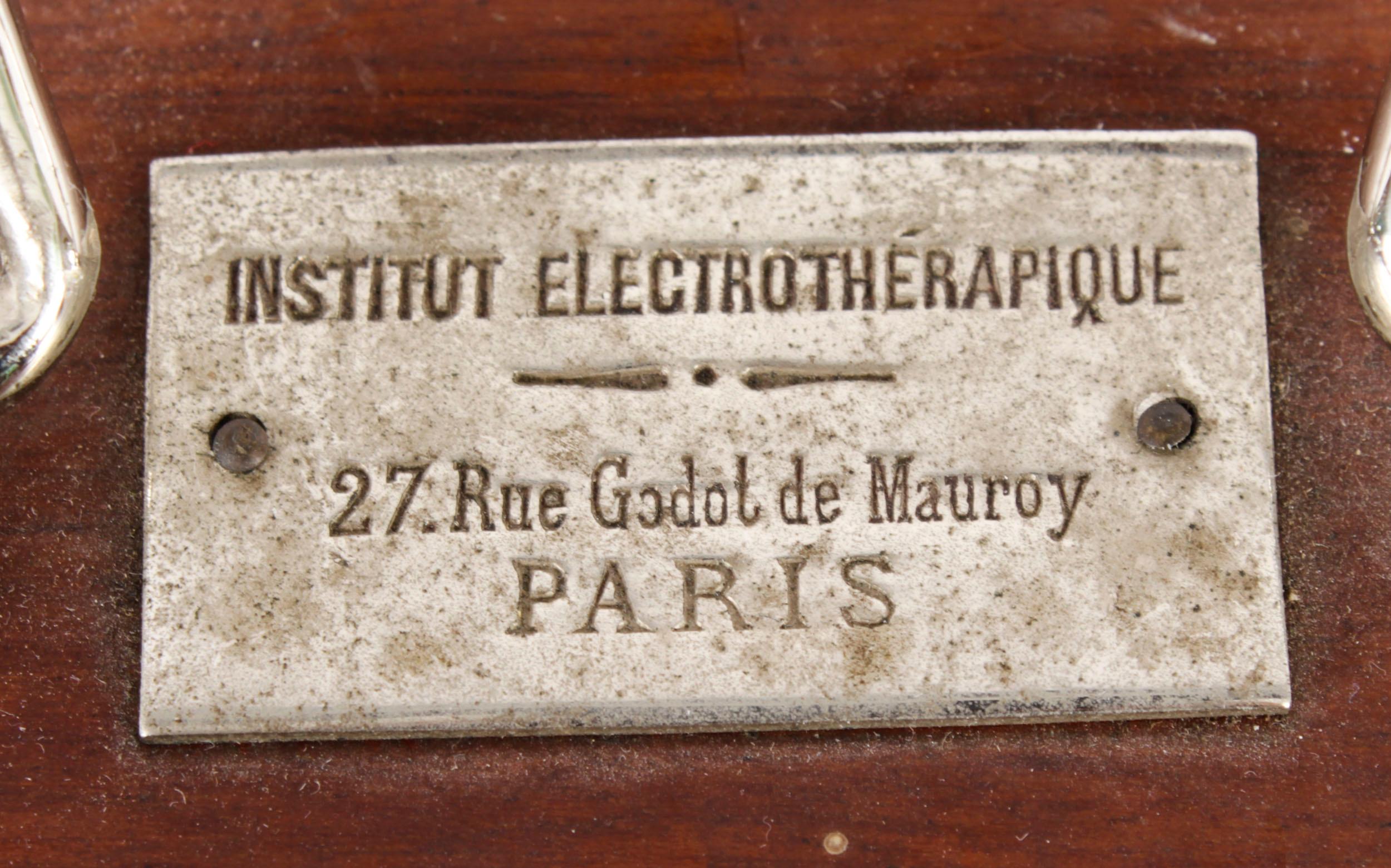 Early 20th Century Antique 2 French Electro Therapy Devices 