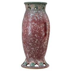 Ferella Ceramic Pottery Vase, Hand-Crafted Arts and Crafts Style, 1930
