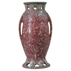 Antique 2 Handled Vase in the Ferella Pattern by Roseville ca.1930