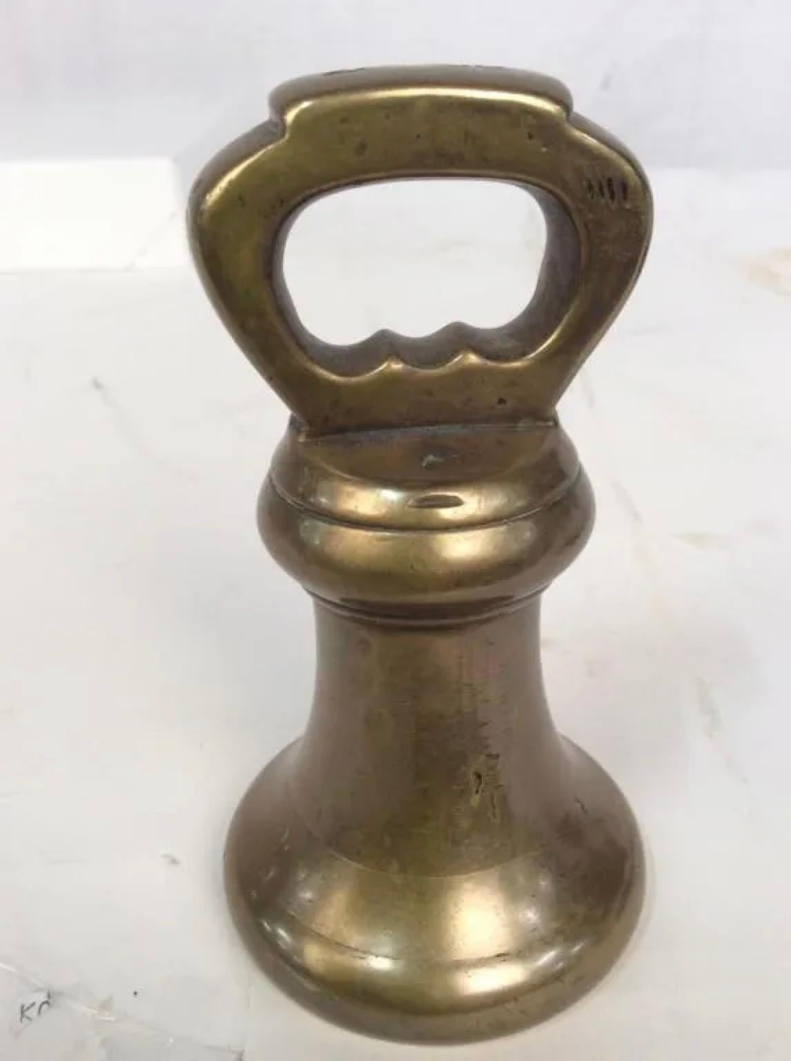 vintage brass weights