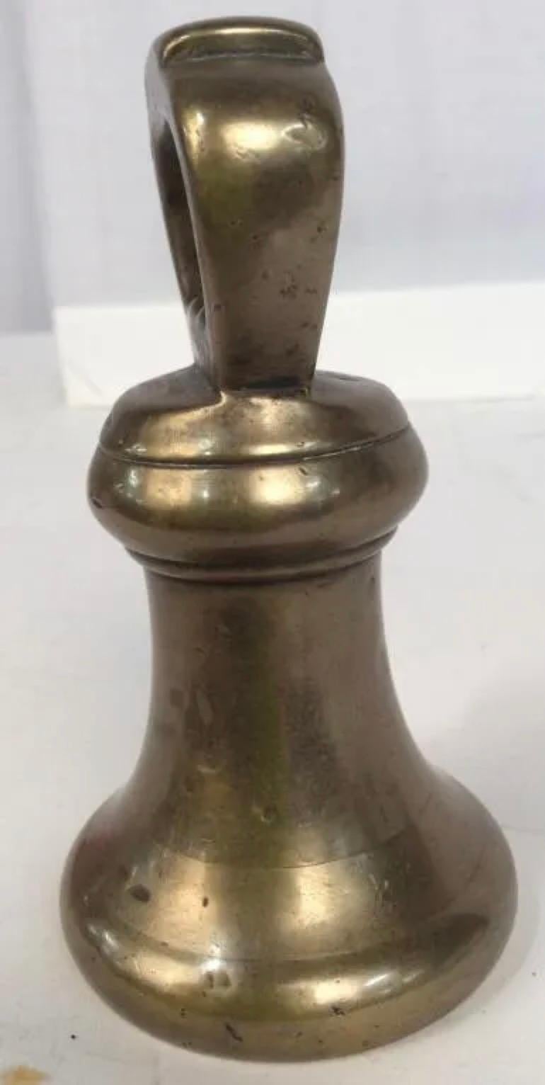 Antique 2 LB Grocers Brass Weight In Good Condition In Sheffield, MA